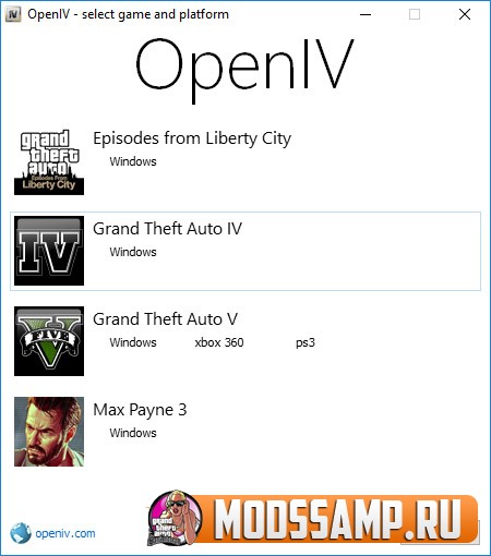 OpenIV для GTA 5