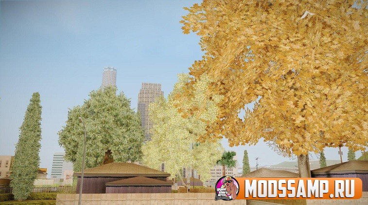 Мод на деревьях из GTA 4
